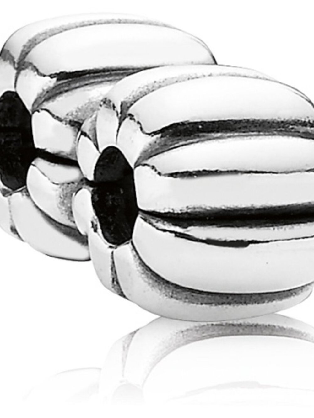 Authentic Pandora Double Bubble Clips – Set of 2 – 790854 Sterling Silver - Picture 9 of 9